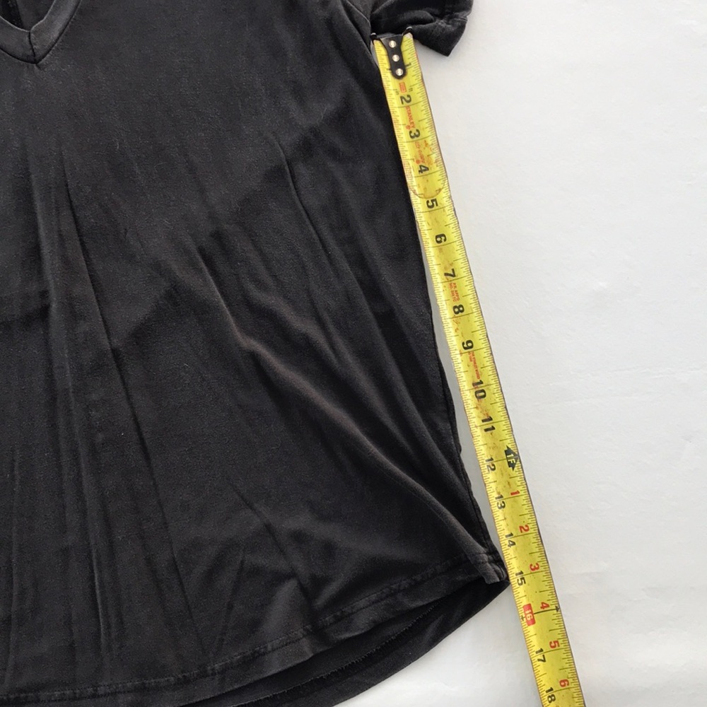 ZARA dark grey oversized tee shirt - Picture 4 of 5